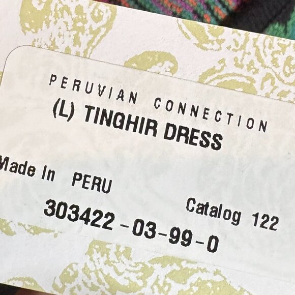 NWT Peruvian Connection colorful Tinghir midi dress - Picture 4 of 6